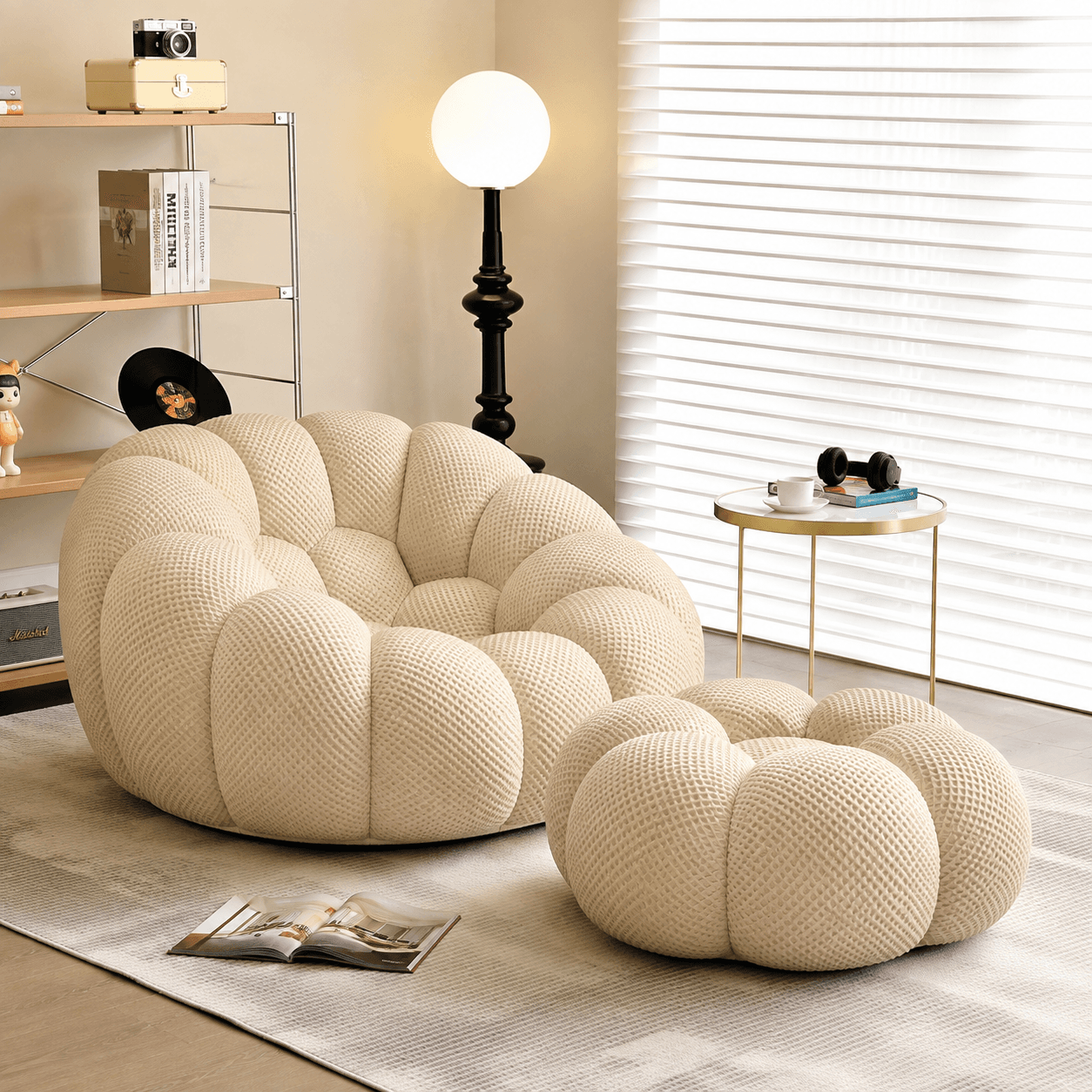 Lyte & Mind, Le pack fauteuil bulle + tabouret bulle